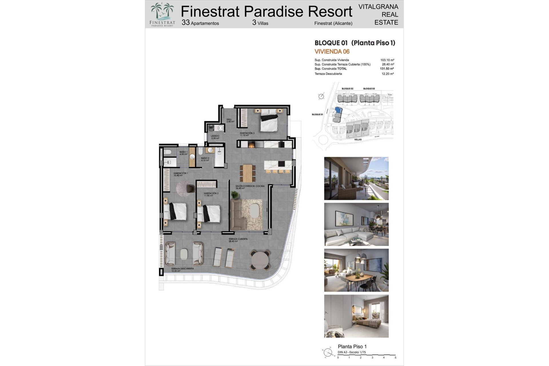 Resale - Apartment / flat - Finestrat - Seascape resort