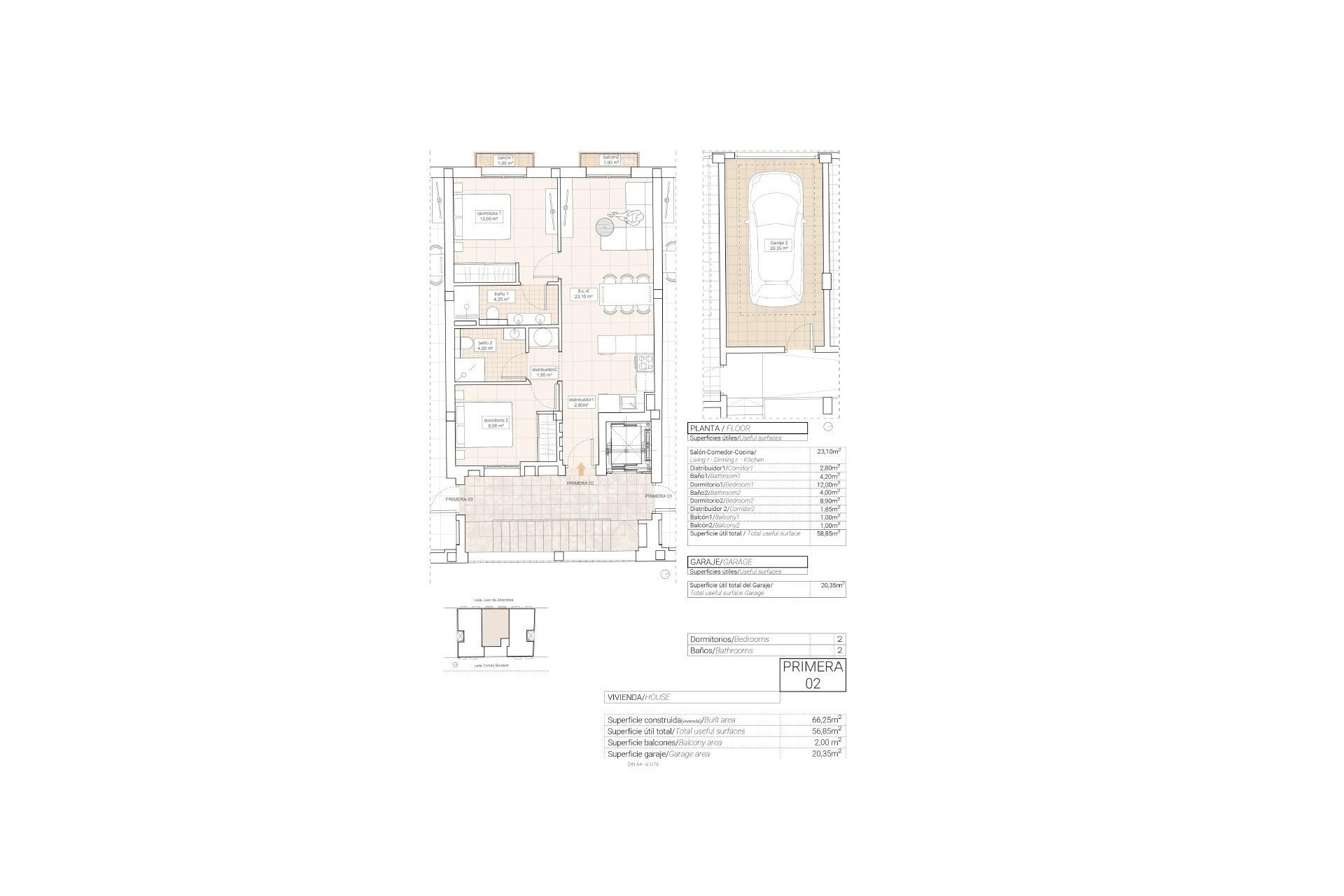 Resale - Apartment / flat - Hondón de las Nieves - Pueblo