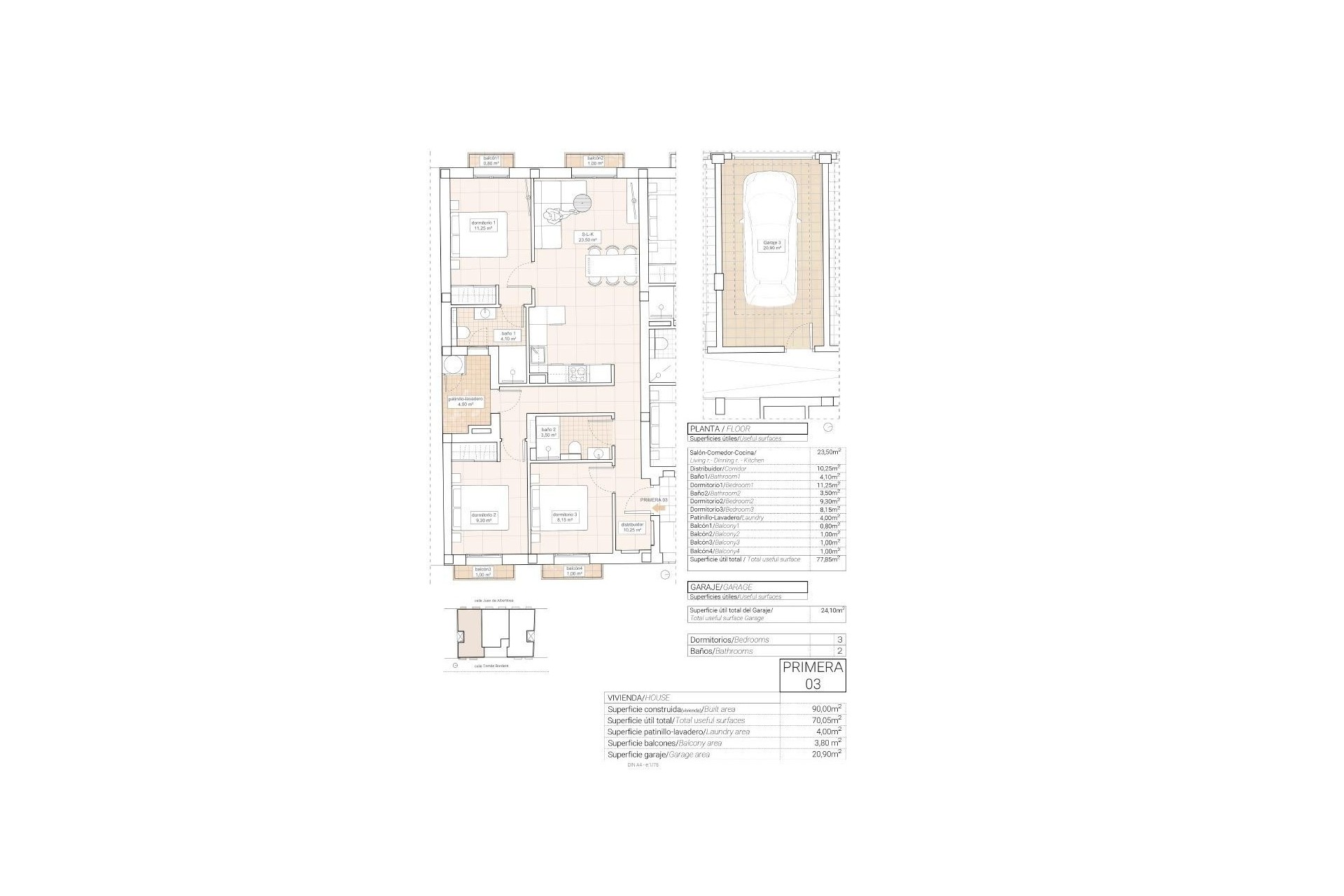 Resale - Apartment / flat - Hondón de las Nieves - Pueblo
