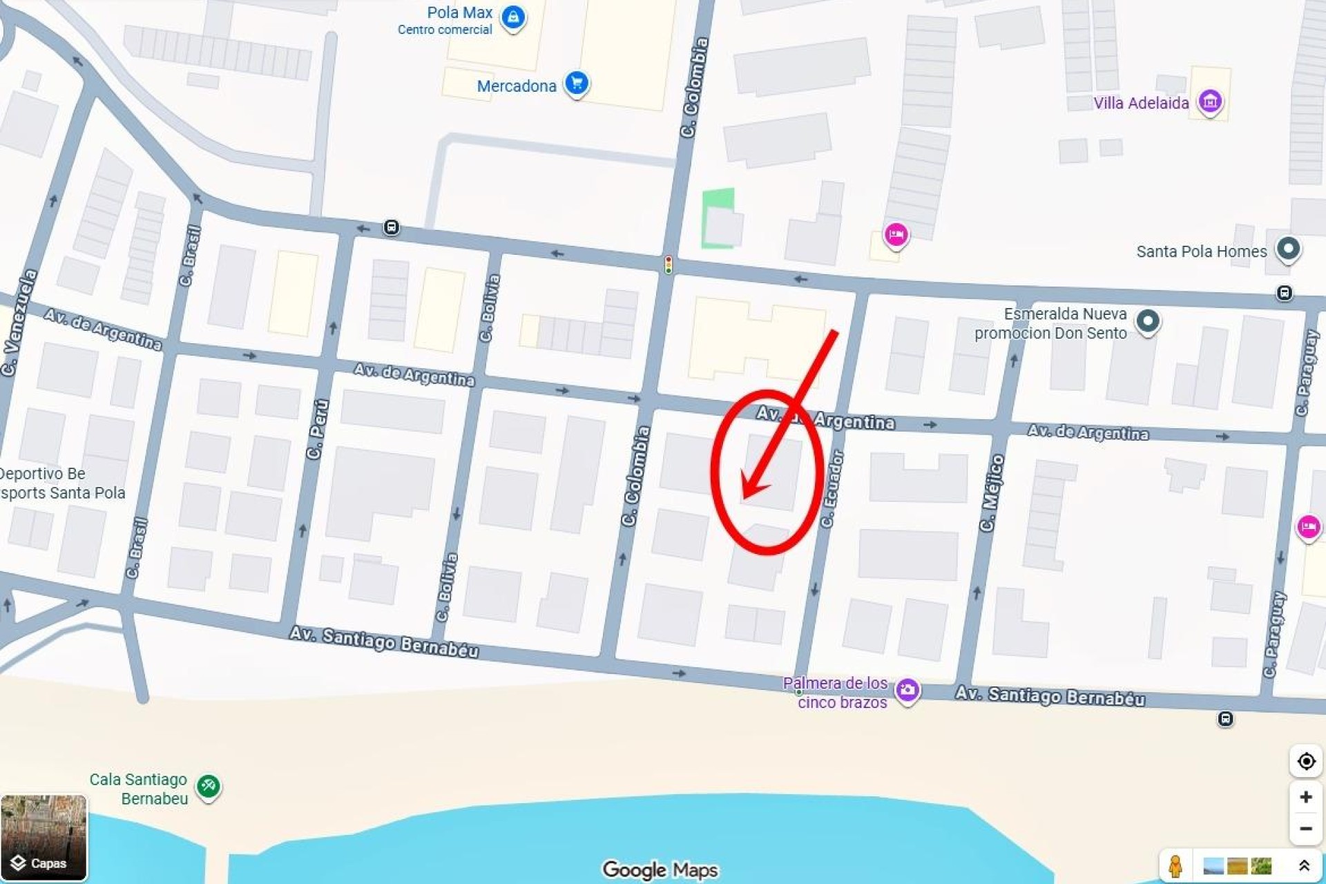 Resale - Apartment / flat - Santa Pola - Santiago bernabeu