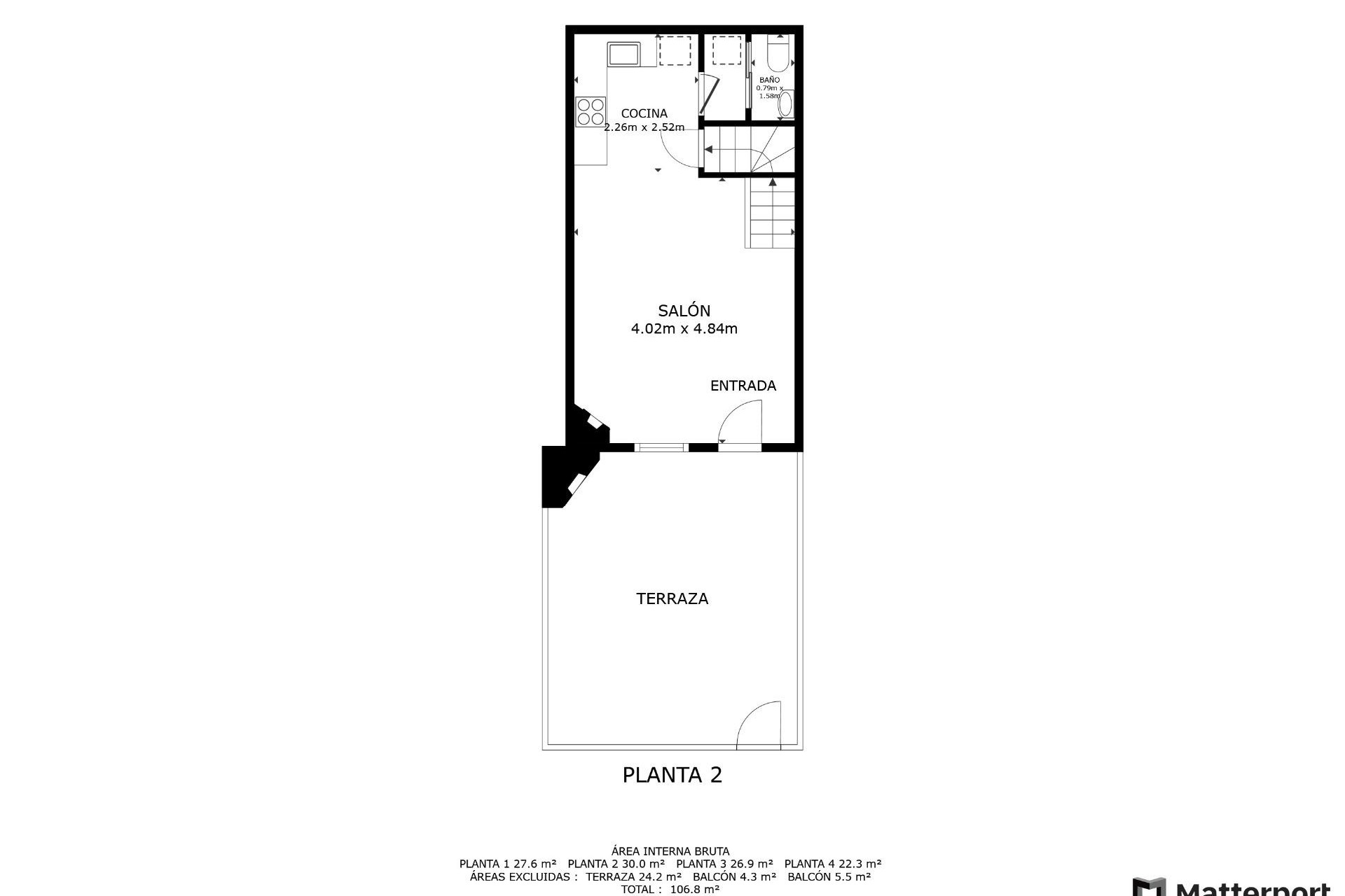 Resale - Bungalow - Santa Pola - Calas de Santiago Bernabeu