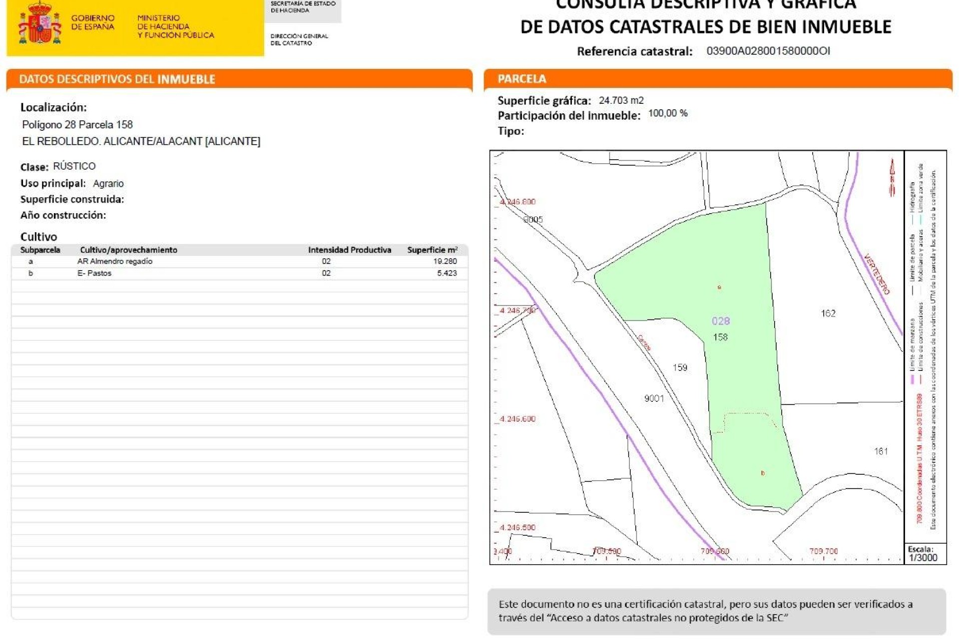 Resale - Plot / Land - Alicante - El rebolledo