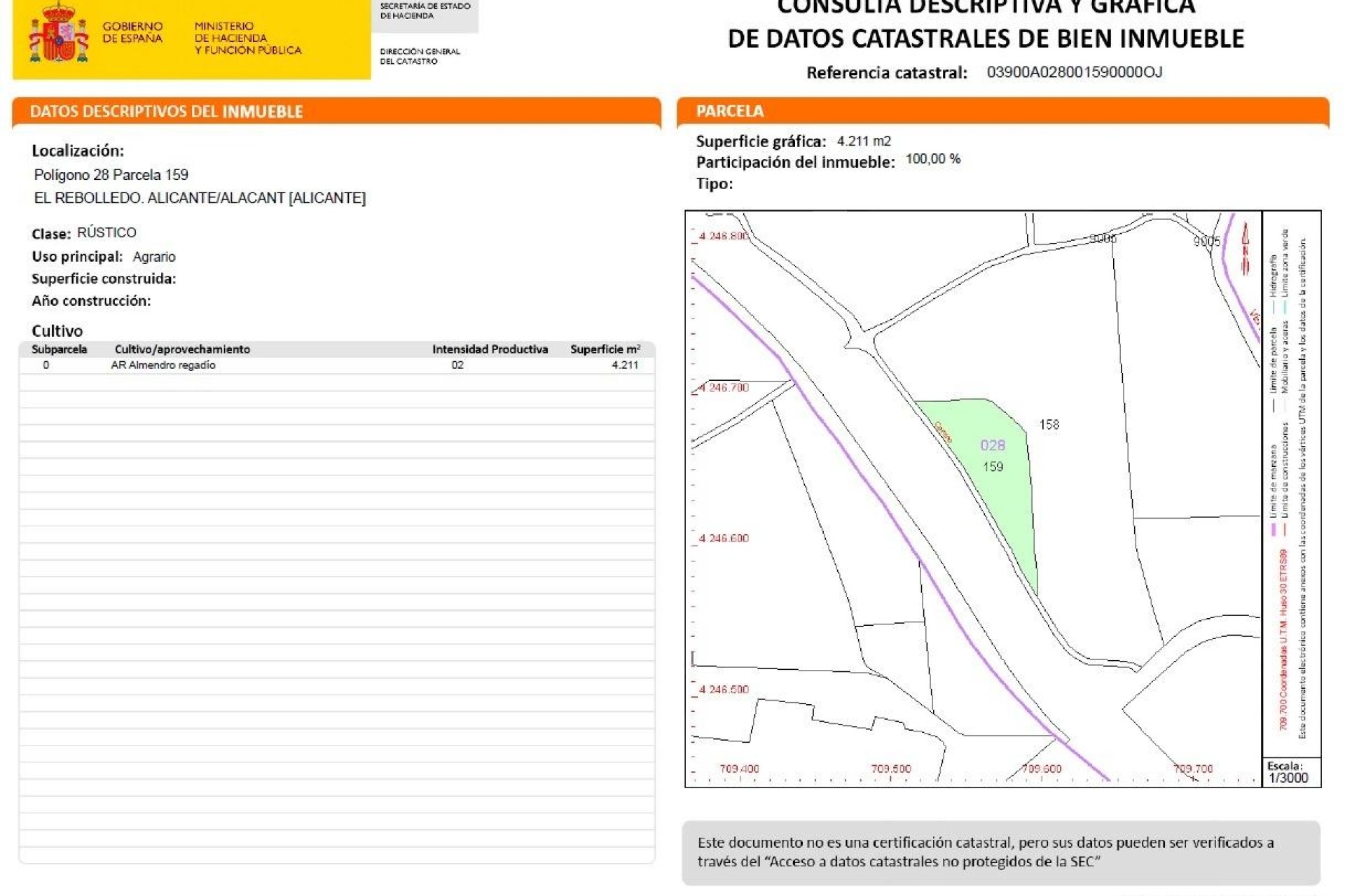 Resale - Plot / Land - Alicante - El rebolledo