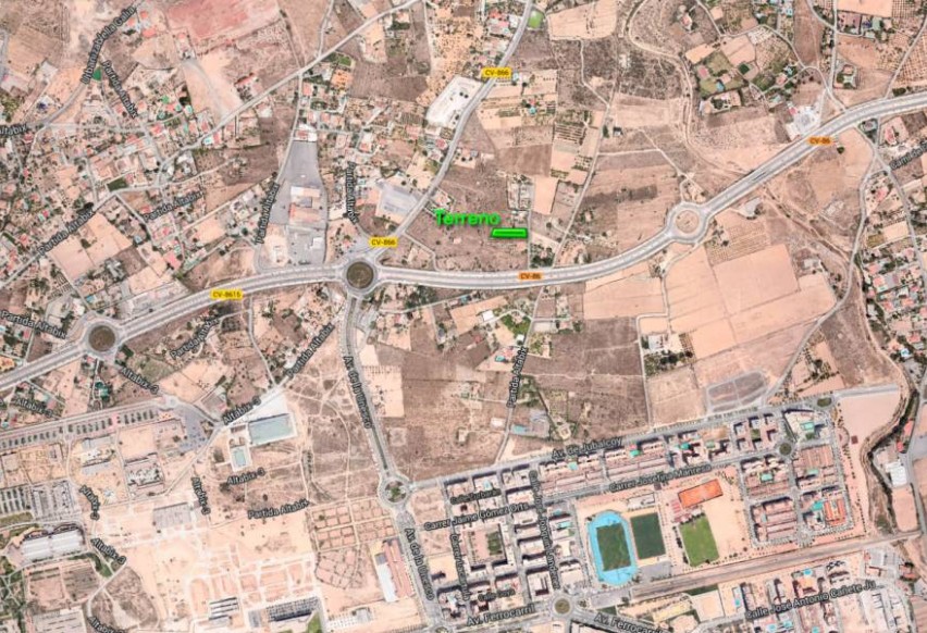 Resale - Plot / Land - Elche - Universidad - Ciudad deportiva