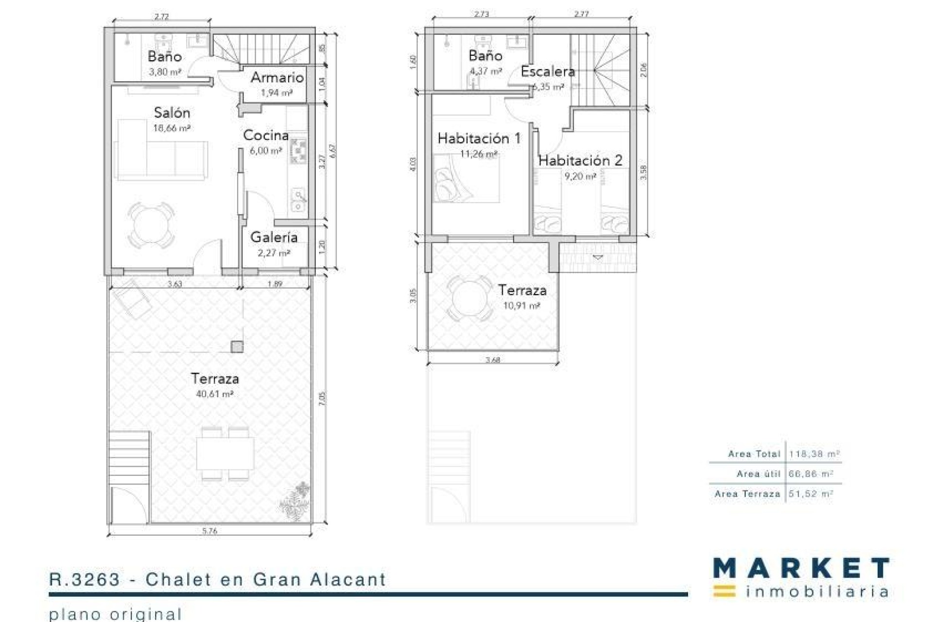 Resale - Villa - Gran alacant - Mediterráneo-Novamar