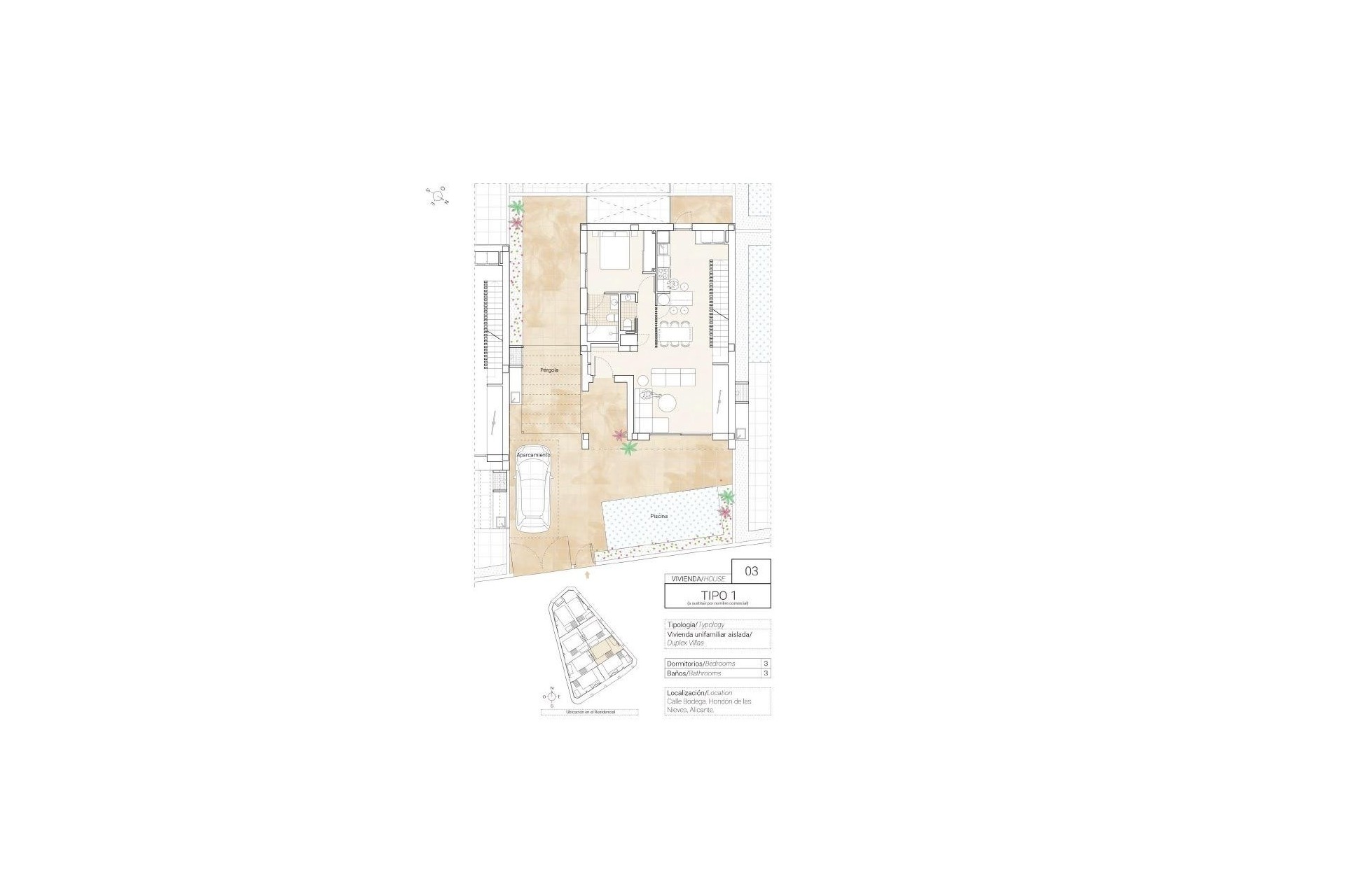 Resale - Villa - Hondón de las Nieves - Pueblo