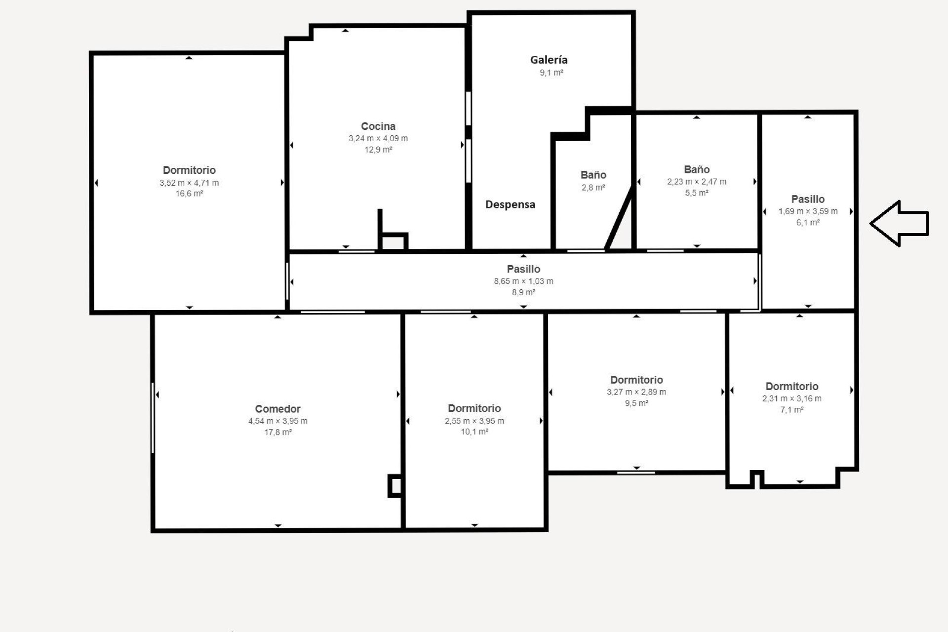 Reventa - Apartamento / piso - Elche - Plaza Crevillente