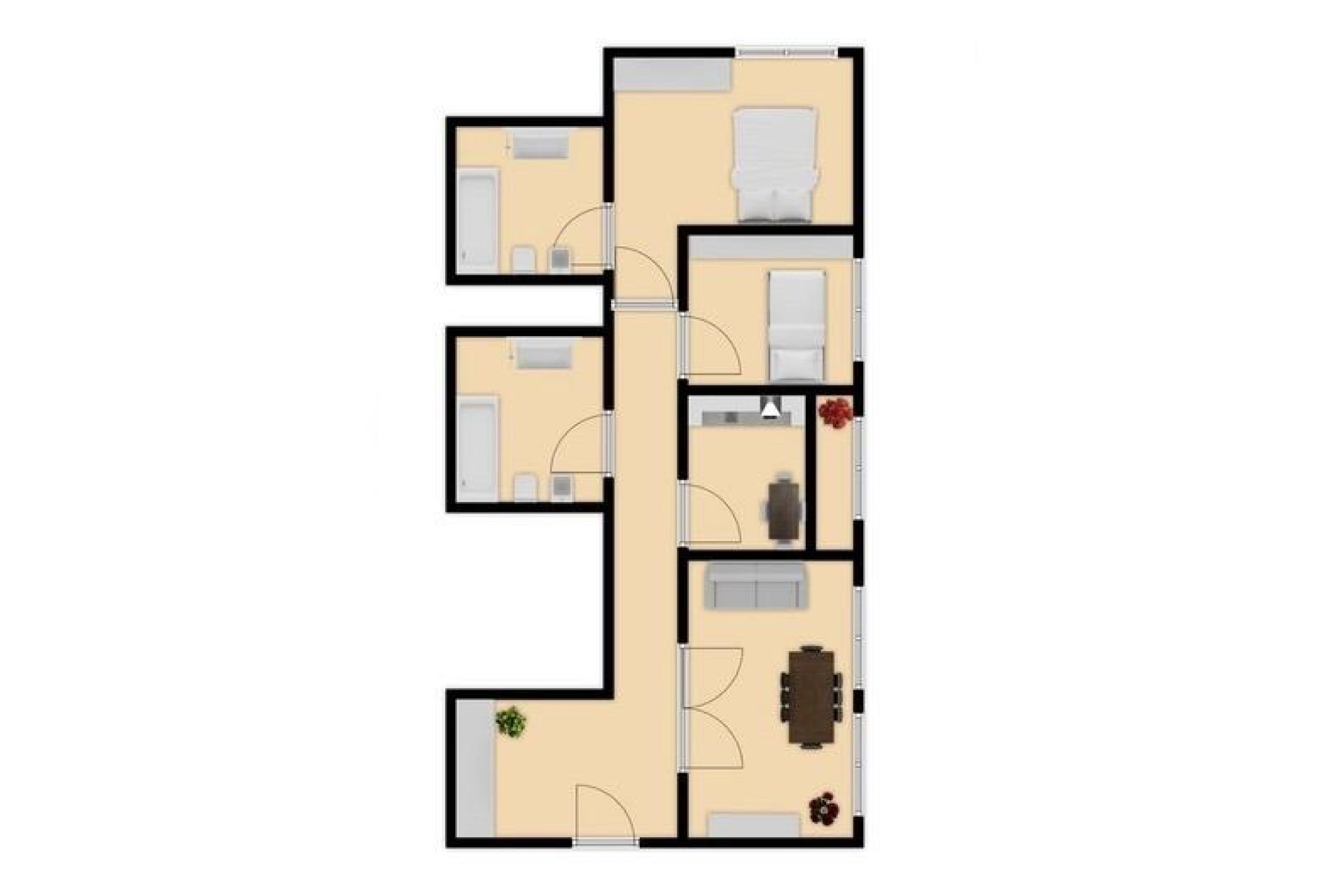 Reventa - Apartamento / piso - Elche - Zona Deportiva-Nuevo Altabix