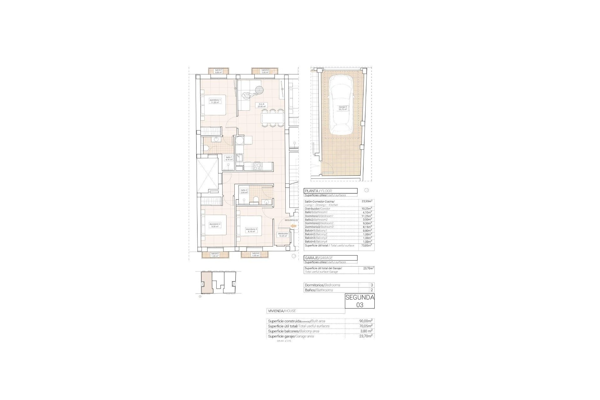 Reventa - Apartamento / piso - Hondón de las Nieves - Pueblo