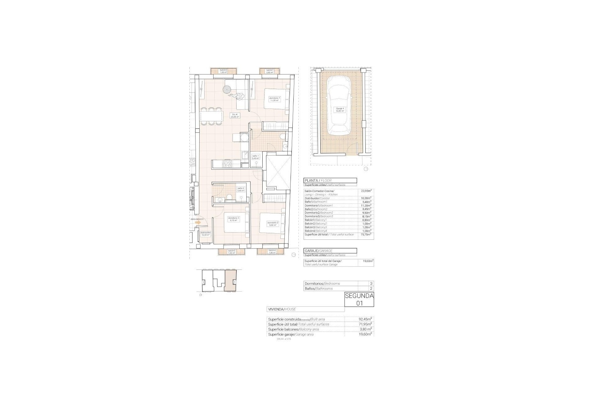 Reventa - Apartamento / piso - Hondón de las Nieves - Pueblo