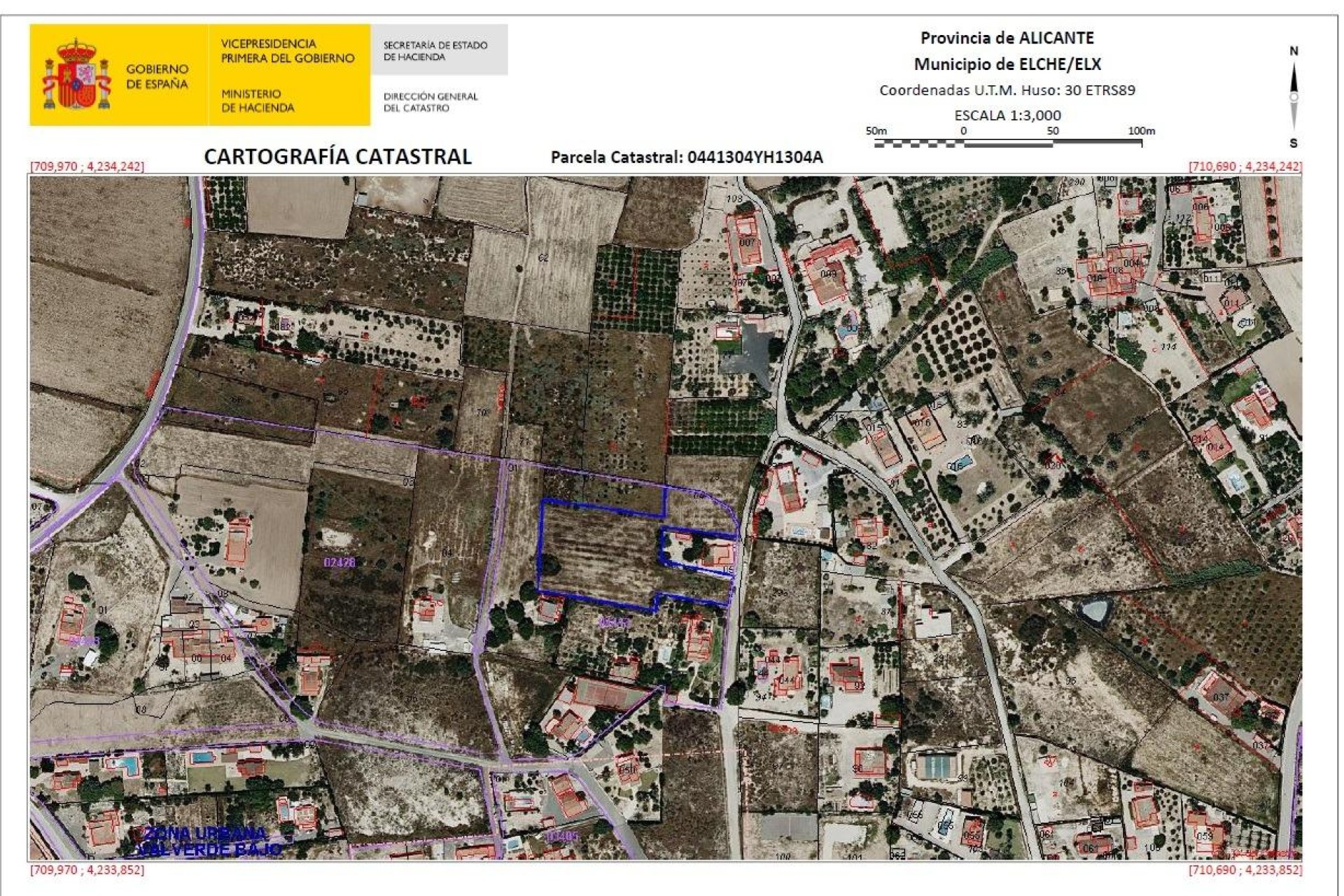 Reventa - Plot - Elche Pedanías - Valverde