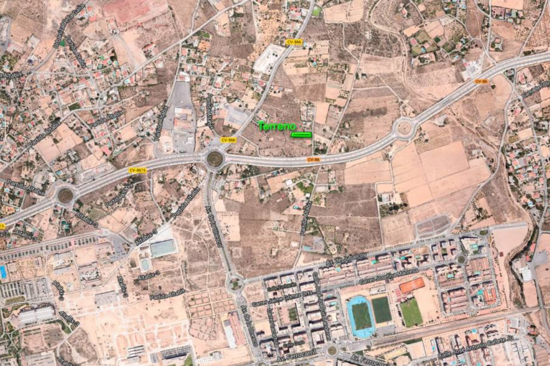 Reventa - Plot - Elche - Universidad - Ciudad deportiva