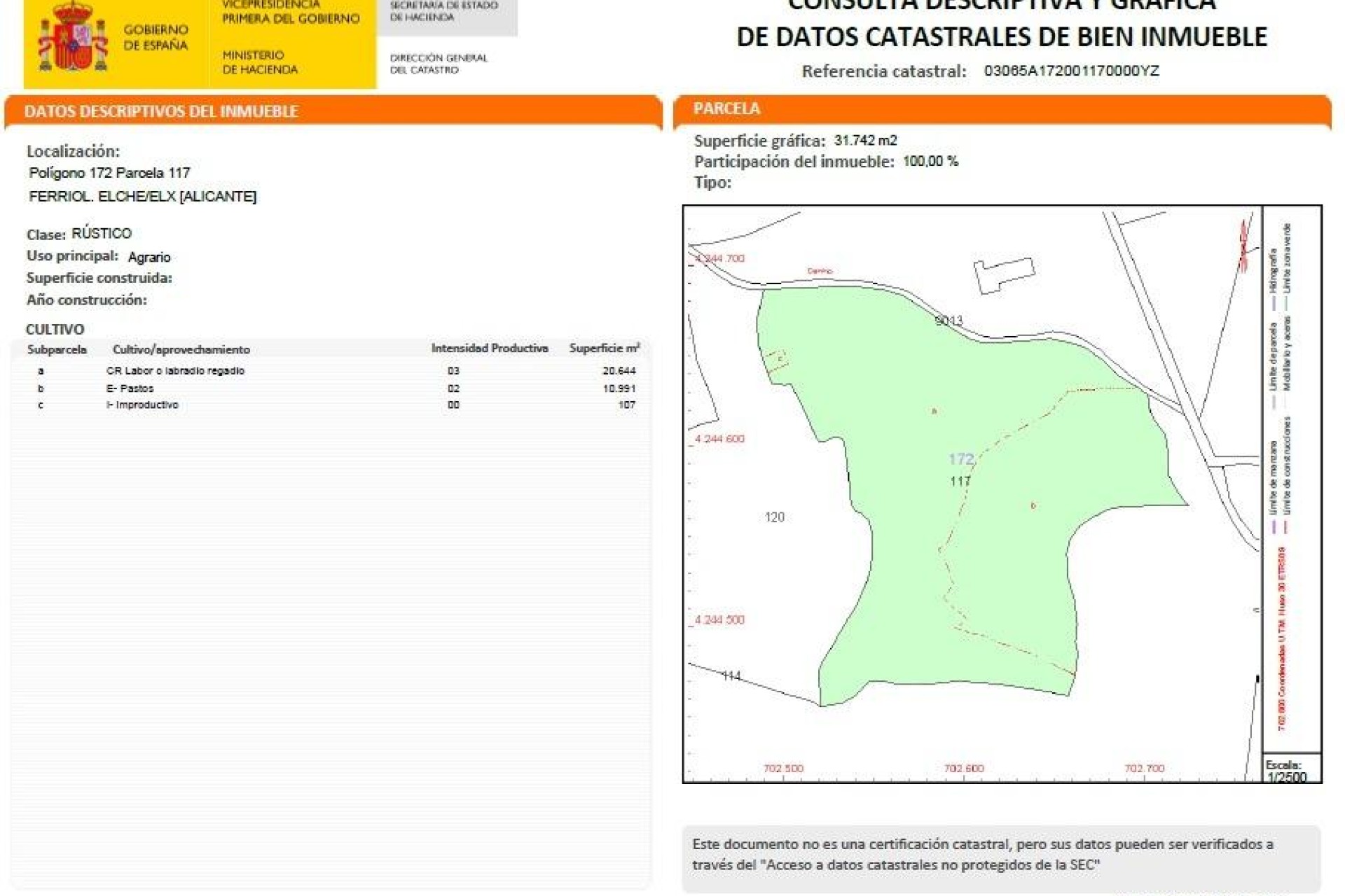 Reventa - Villa - Elche - La Galia-Bonavista