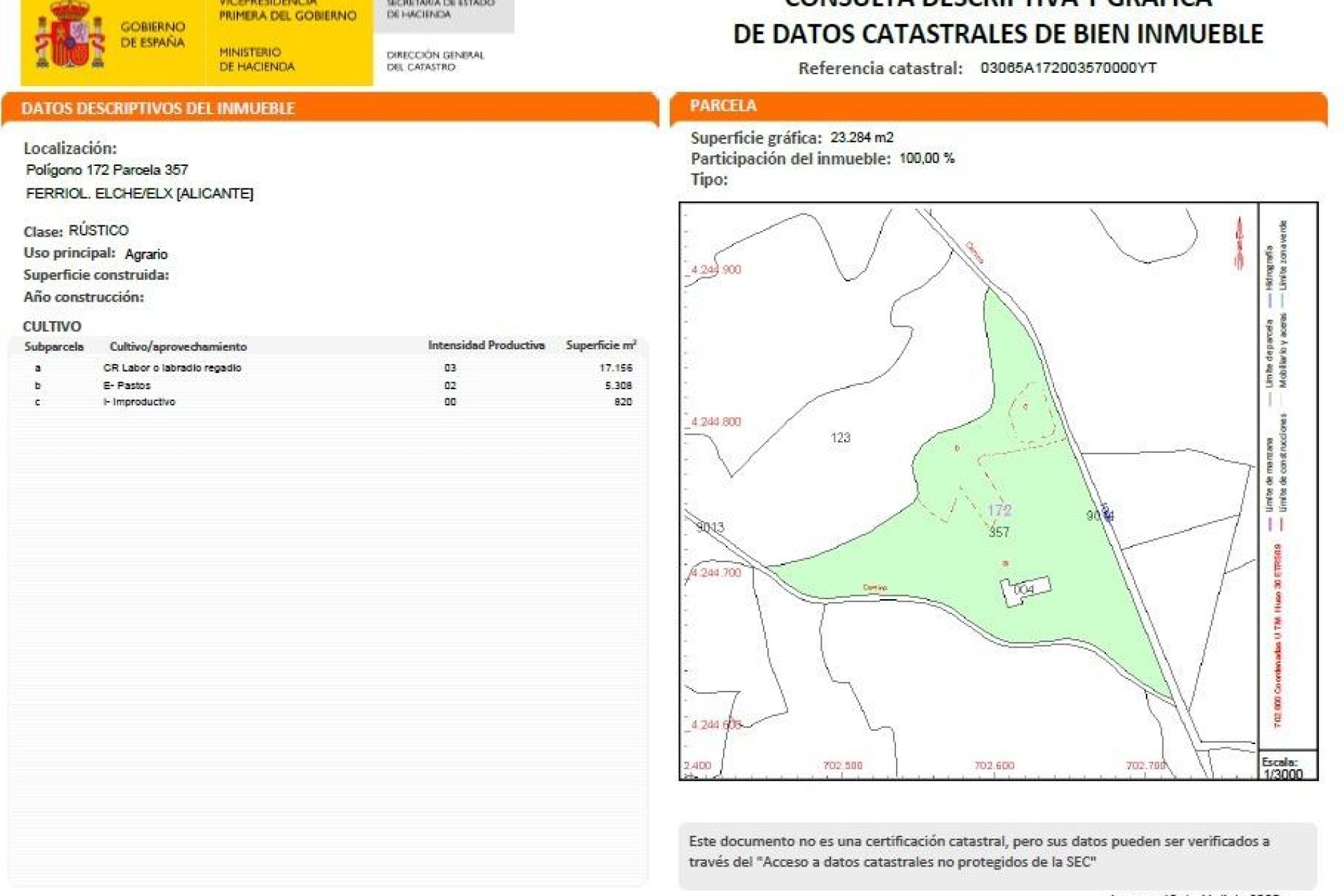 Reventa - Villa - Elche - La Galia-Bonavista