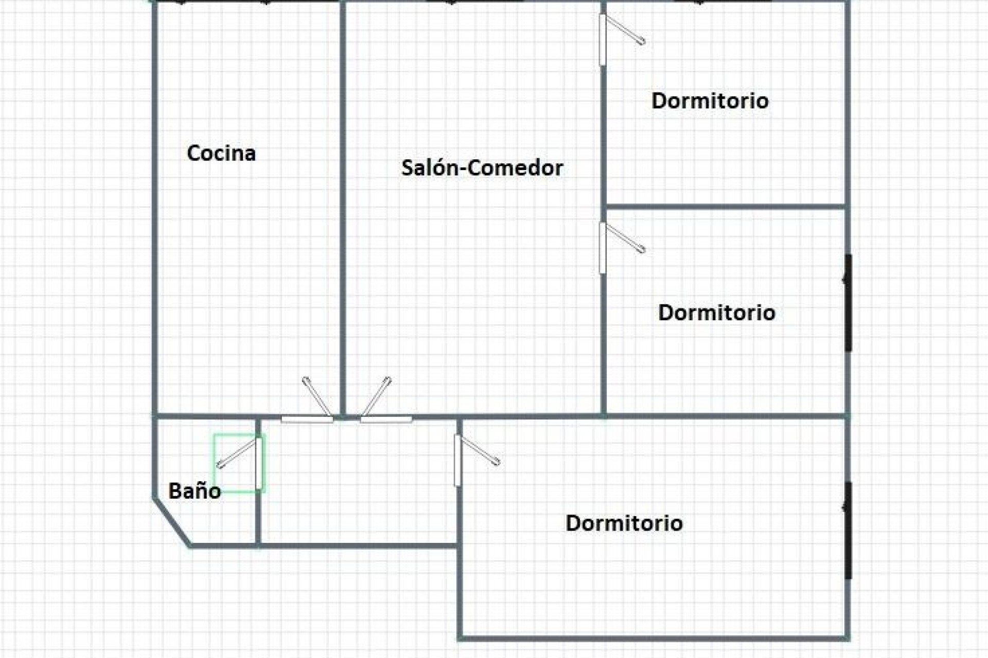 Revente - Apartment - Elche - Asilo - Pisos Azules