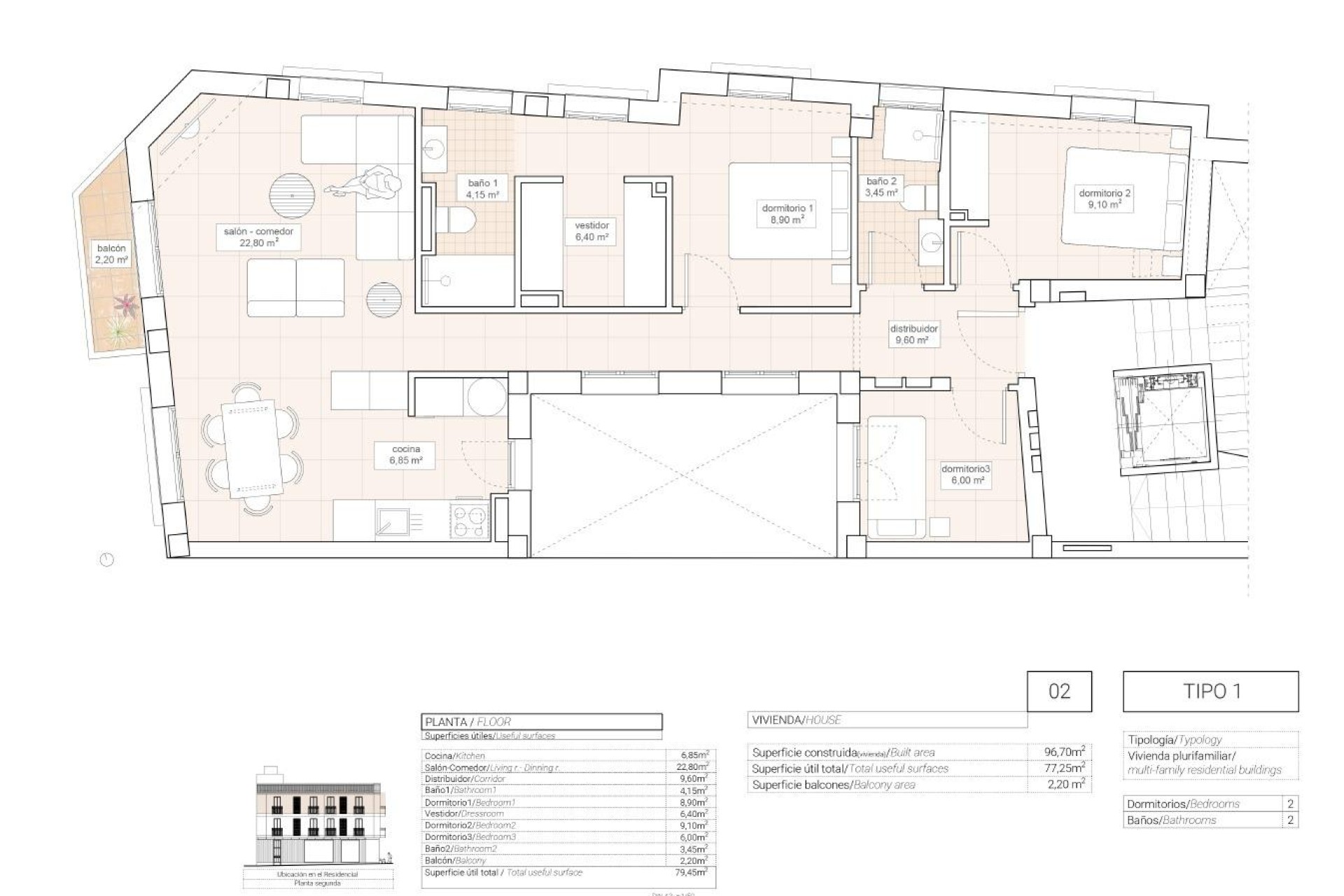 Revente - Appartement - Hondón de las Nieves - Pueblo