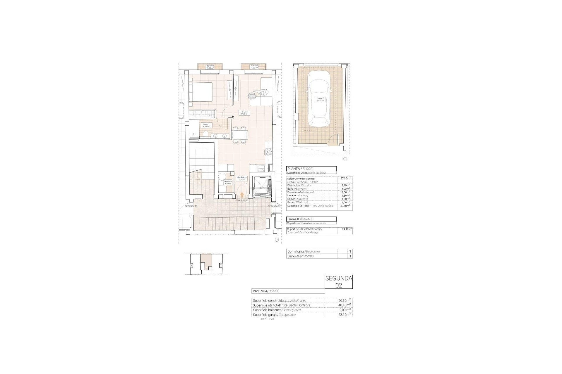 Revente - Appartement - Hondón de las Nieves - Pueblo