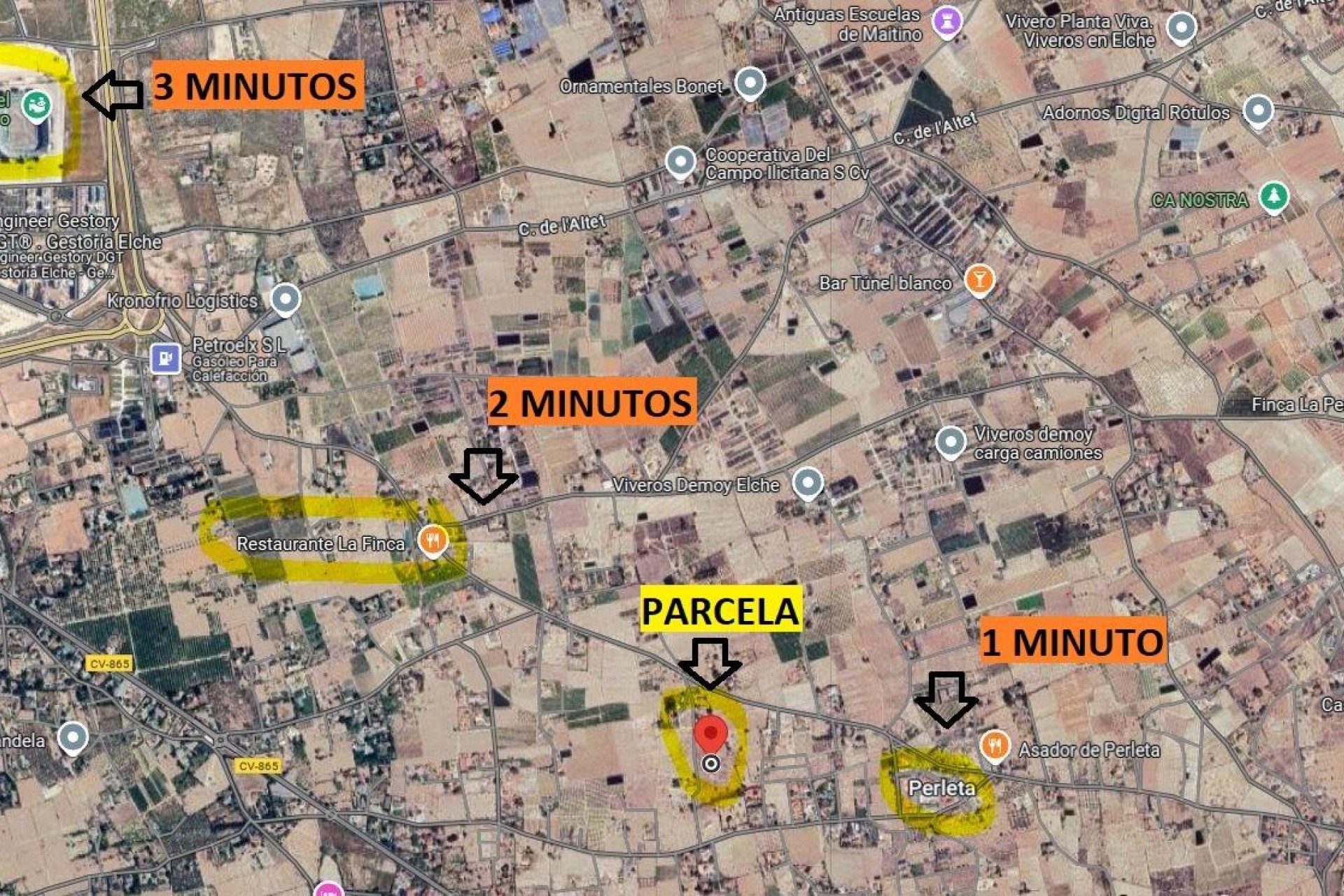 Revente - Parcelle / Terrain - Elche Pedanías - Maitino-Perleta