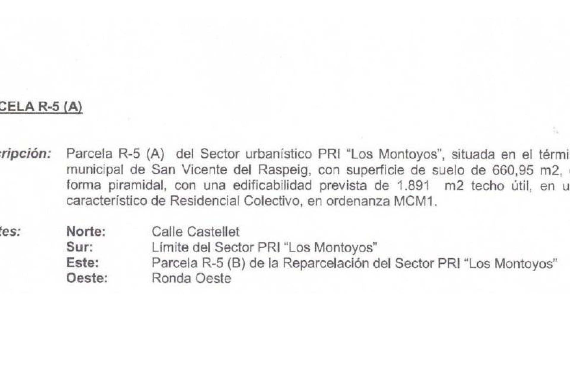 Revente - Parcelle / Terrain - San Vicente del Raspeig - Alicante-San Vicente del Raspeig