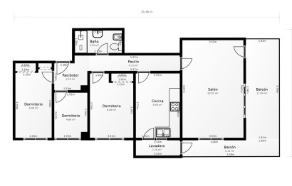 Resale - Apartment / flat - Santa Pola - Santiago bernabeu
